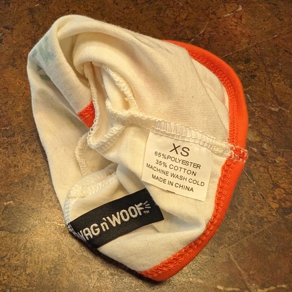 Wag N Woof Thanksgiving T for dog, size XS - Picture 3 of 5